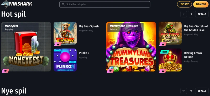 Winshark Games